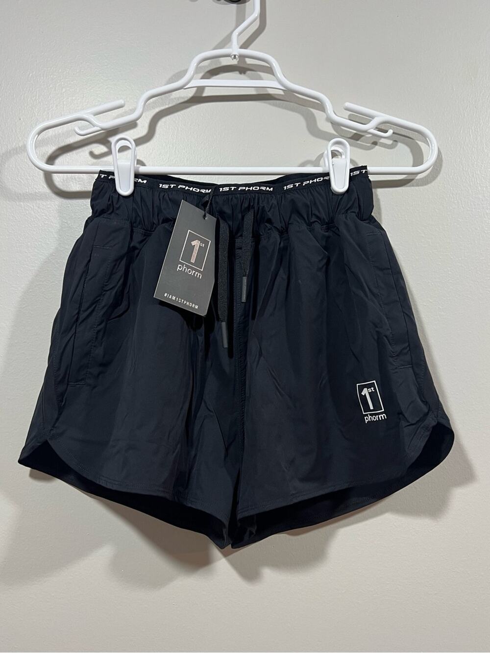 1st Phorm Women's Black Athletic Running Shorts